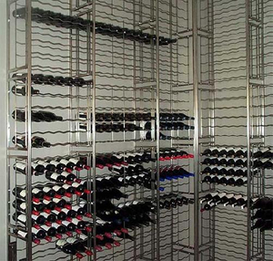 estantería de vino