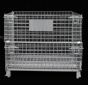 Contenedor de caja de almacenamiento de metal industrial para accesorios de autopartes